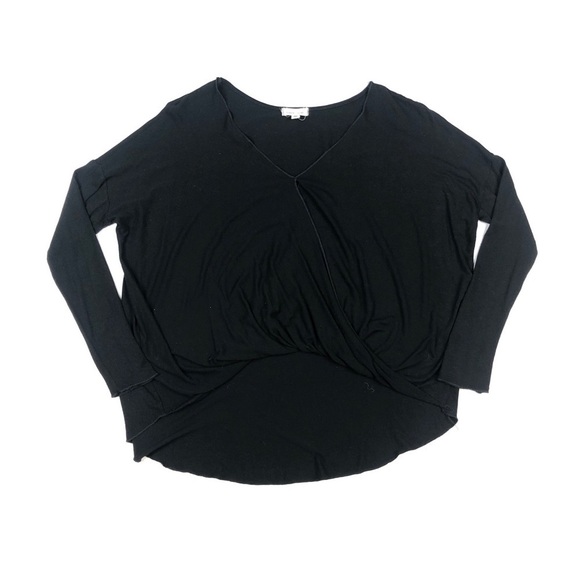 Silence + Noise Long Sleeve Wrap Top‎ Size Medium - Picture 1 of 4